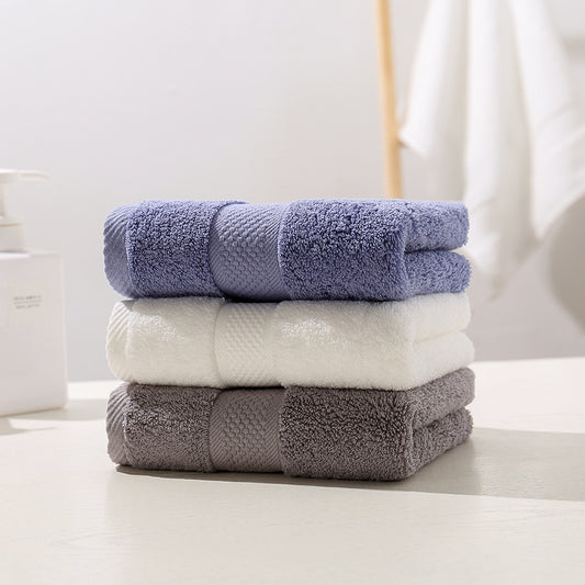 Cotton Thickened Water-absorbent Towel For Hotel 13.39 inches x 29.92 inches